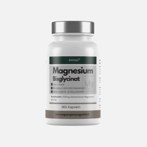 Premium Magnesium Bisglycinat Hochdosiert & Vegan 🇩🇪 365 kapsula